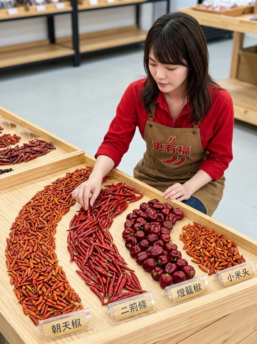 乾辣椒批發：朝天椒、二荊條、燈籠椒的餐廳實戰用法